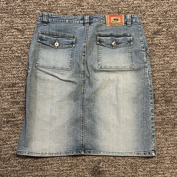 2/$30 Santana Denim Skirt size 13/34 - Picture 4 of 5